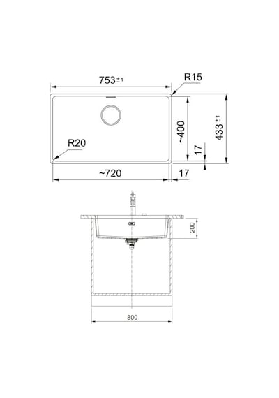 Franke Maris Mrg 110-72 Granit Eviye + Active Plus Doccia 2.0 Armatür + Bianco Sıvı Sabunluk Set 3'lü