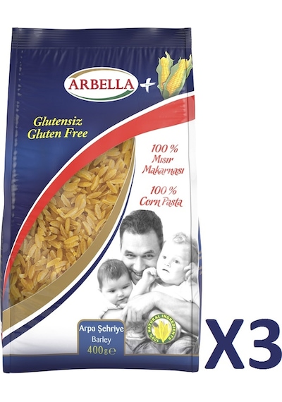 Arbella Glutensiz Arpa Şehriye 3 x 400 G
