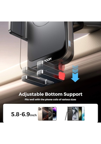 Joyroom Jr-zs241s Wıreless Car Charger Holder Blck.