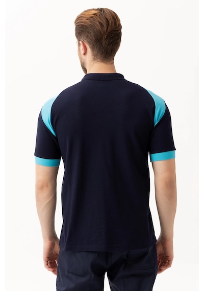 Flora Polo Yaka T-shirt - Nefes Alabilir, Şık Ve Rahat, Outdoor Ve İş Kullanımı Lacivert-turkuaz