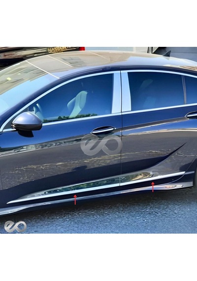 Opel Insignia Uyumlu Krom Yan Kapı Çıtası 4 Prç. 2017 Ve Üzeri Paslanmaz Çelik