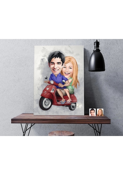 BK-VIP Sevgililer Günü Özel Fotoğraflı Kanvas Tablo