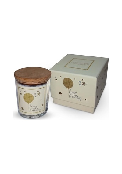 Candle Doğum Günü Hediyesi, Ahşap Ve Baharatlı Sandal Ağacı Kokulu, Doğal Bio Balmum, 135 Gr Kokulu Mum, 40 Diğer