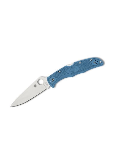 Spyderco Endura 4 Blue Lightweight Flat Ground Plainedge Kamp Çakı Mavi