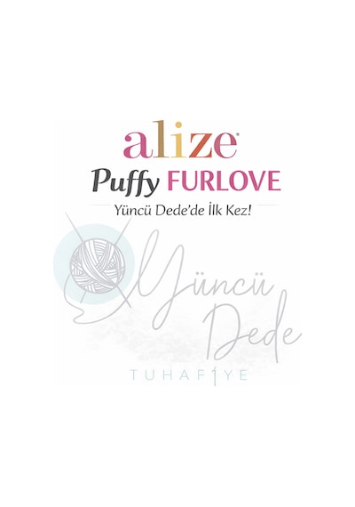 1 Adet Puffy Furlove 493 Elle Örülen Kalpli Yastık Bebek Battaniyesi Örgü Ipi