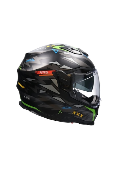 Nexx X.Wst Rockcıty Mat Siyah-Neon Sarı Kapalı Motosiklet Kaskı