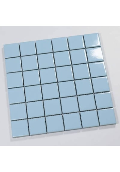 Vitra M5x5 Ral 2307015 Fileli Seramik Porselen Mozaik Açık Mavi 1 - K5056438