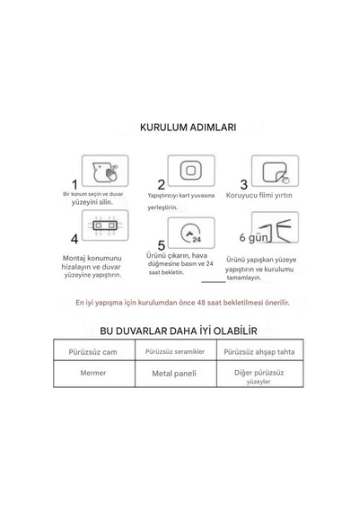 Buççin Online Mağaza Kapaklı Sabunluk Su Tutmayan Yapışkanlı Delmeden Montaj, Su Tahliyeli Banyo Sabun Kutusu 1 Adet Çok Renkli