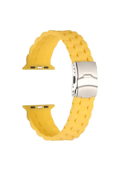 Watch Ultra 49mm Kordon Krd-72 Uyumlu Strap Kayış Zore Sarı