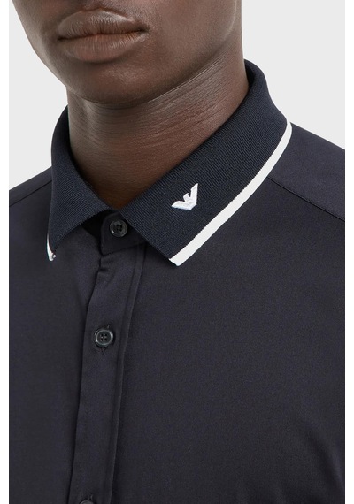 Emporio Armani Erkek Gömlek 6d1cm1 1k6dz 0920 Lacivert