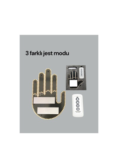 Aracınız İçin Eğlenceli Ve Güvenli İletişim: Led Jest Lambası Uzaktan Kuman - Hs08379198-8 Renkli Renkli