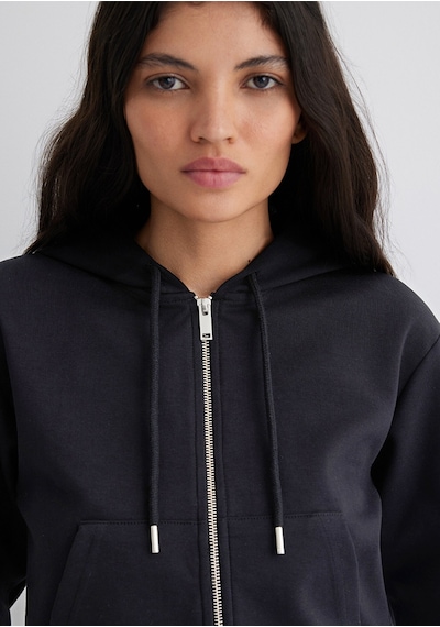 Mavi - Kapüşonlu Siyah İnterlok Sweatshirt 1s10424-900 Siyah