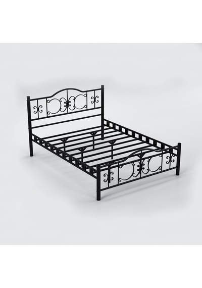 Argimo Pero Tek Kişilik Ferforje Metal Karyola 120 x 200 Siyah
