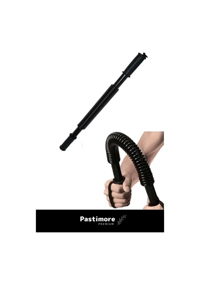 Premium 5 Parça Spor Seti Omuz Sırt Göğüs Kol Bilek Kası Geliştirme Seti Kas Geliştirme Fitness Seti Siyah