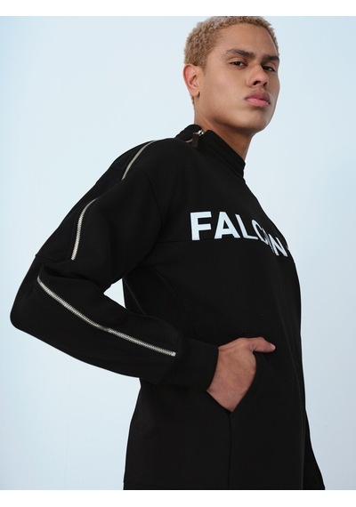 LOFT Oversize Fit Erkek Sweatshirt Lf2036812 Q1.v1 Siyah