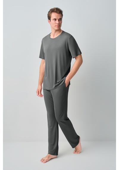 Suwen Ethan Erkek Modal Pijama Takımı Msh10510249055 Yeşil