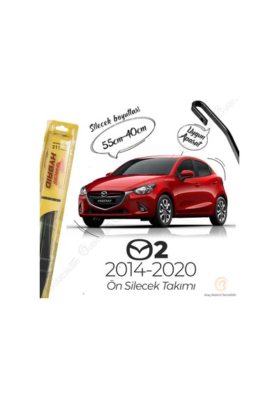 Mazda 2 Ön Silecek Takımı 2014-2020 İnwells Hibrit