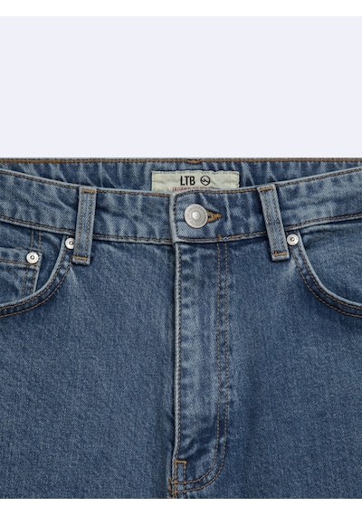 LTB Leron Baggy Mid Indigo Jean Pantolon Mavi
