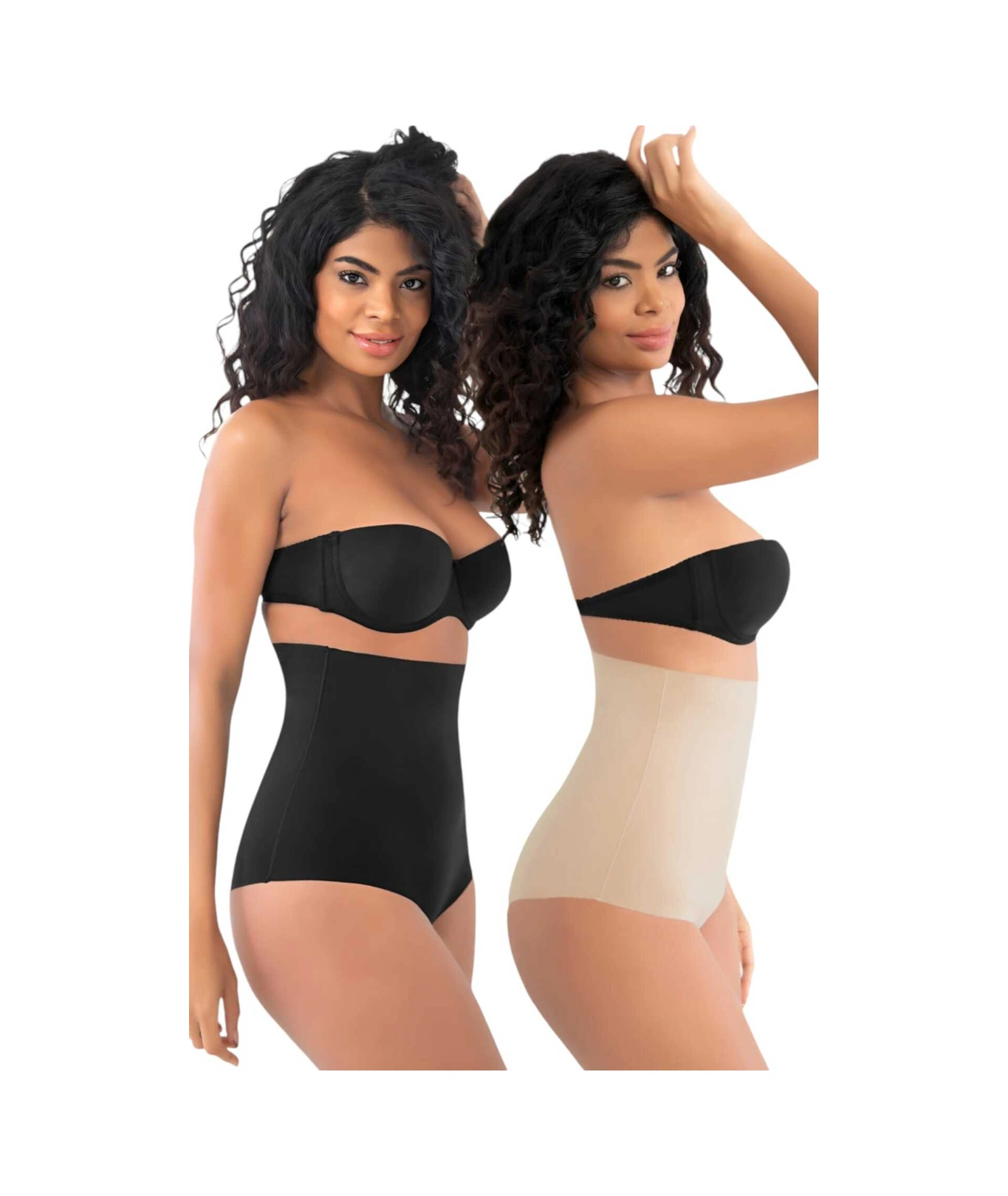 Tezzgelsin Kadın Lazer Kesim Ve Toparlayıcı Yüksek Bel Slip Korse 2'li Set Siyah - Ten Rengi Tezzgelsin Kadın Lazer Kesim Ve Toparlayıcı Yüksek Bel Slip Korse 2'li Set Siyah - Ten Rengi