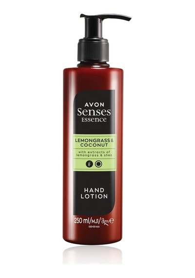 Avon Senses Essence Lemongrass & Coconut Limon Otu ve Hindistan Cevizi El Losyonu 250 ML