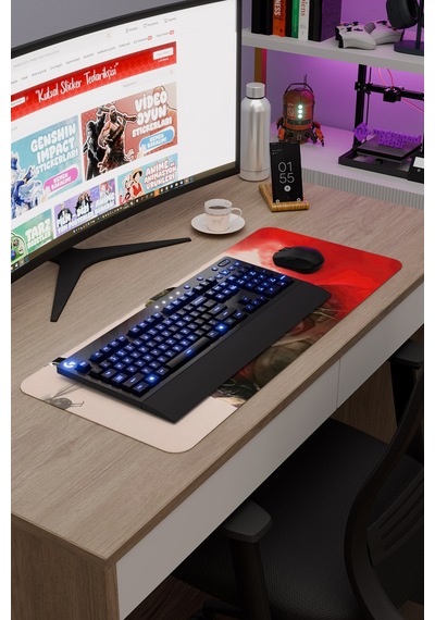 Call Of Duty Kaymaz Dikişli Kauçuk Oyuncu Mousepad V1 - 70x30 Xl Gaming Mouse Pad Fare Altlığı