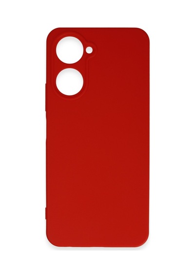 Vivo Y18 Uyumlu Kılıf First Silikon - Kırmızı