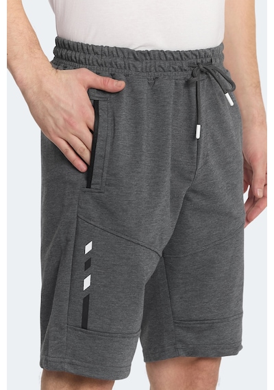 Slazenger Nasım 2 Li Set Erkek Şort Lacivert - Koyu Gri