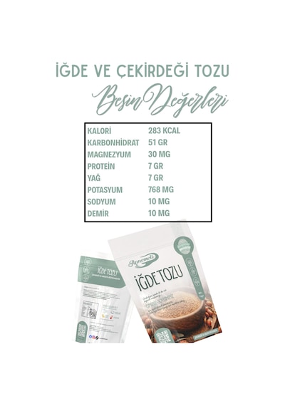 3 Kg İğde Ve Çekirdeği Tozu İğde Unu % 100 Doğal Günlük Taze Öğütülür