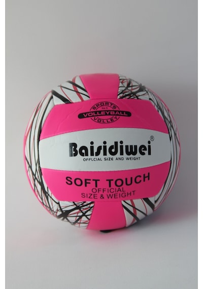 BST Voleybol Topu Sert Zemin Voleybol Topu Beyaz - Pembe