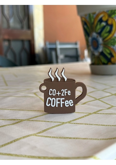 Co+2fe Kahve Bardağı Figürlü Anahtarlık