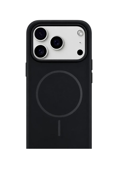 iPhone Uyumlu 17 Pro Max Aura Akıllı Magsafe Animasyonlu Silikon Kılıf Siyah