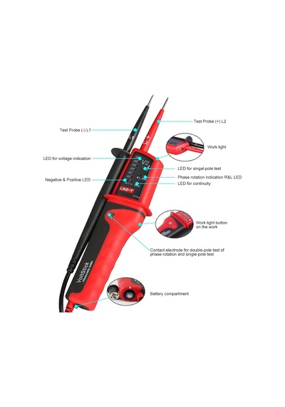 Ut15b Voltstick Gerilim Kontrol Cihazı Su Geçirmez