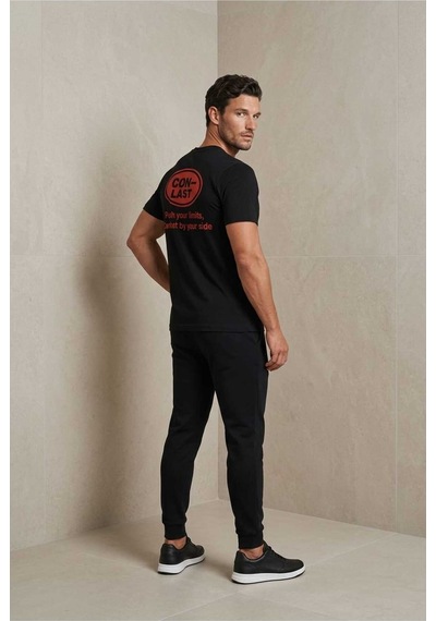 Conlast T-shirt ''push Your Limits, By Your Side'' Siyah