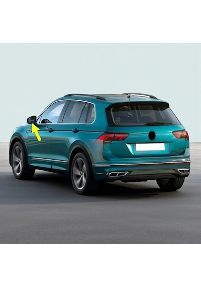 Vw Tiguan 2021-2023 Sol Dış Dikiz Ayna Camı Isıtmalı 5na857521