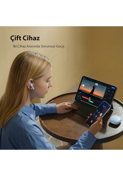 Qcy T13 Pro Bluetooth 6.0 Kulak İçi Kulaklık