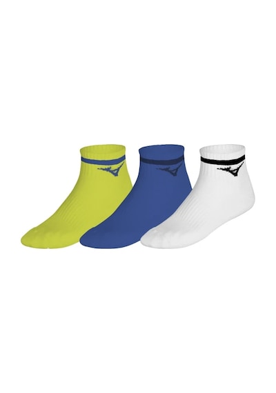 Mizuno Training Mid With Line 3p Çorap Beyaz-sarı-mavi Çok Renkli