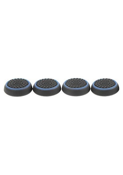 Sony PS4 Playstasion 4 Analog Koruyucu Silikon Pad-Noktalı Mavi