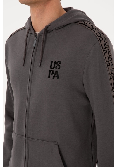 U.s. Polo Assn. Erkek Gri Hırka Örme 50315808-vr024 Gri