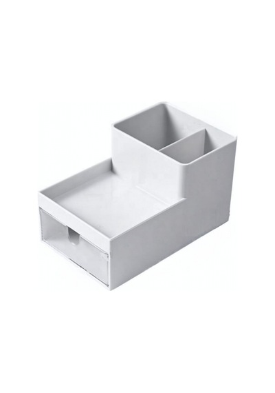 Piev Çekmeceli Bölmeli Çok Amaçlı Düzenleyici Mini Organizer Beyaz