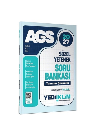 Yediiklim 2027 Meb-ags Sözel Yetenek Soru Bankası Çözümlü