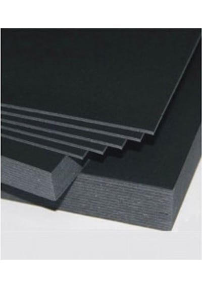 10 Adet Siyah Maket Kartonu 3 Mm Kalınlık 50X70