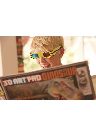 3d Art Pad Böcekler / 3d Böcekler Gözlüklü Kitap Poster Boyama
