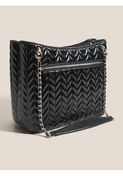 Guess Cheryl Kadın Tote Omuz Çantası Hwtq9720220 Siyah