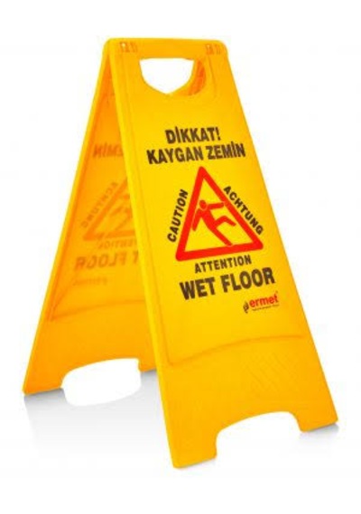 Kaygan Zemin Levhası 2 Adet