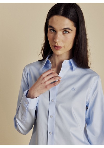 Brooks Brothers Mavi Kadın Gömlek Bbss26fsh001
