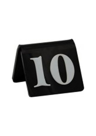 Masa Numarası Siyah (1-10)
