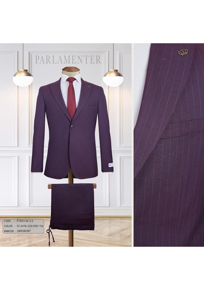 Franko Cardını Bordo Çizgili Casual Takım Elbise Torba Cepli Ceket & İpli Pantolon Modern Slim Fit Bordo Franko Cardını Bordo Çizgili Casual Takım Elbise Torba Cepli Ceket & İpli Pantolon Modern Slim Fit Bordo