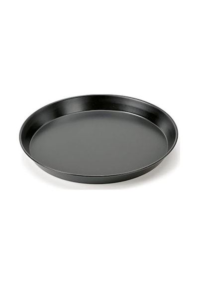 Back-ve En Yüksek Sıcaklık İletimi Pizzablech Ø 32 Cm Delicious İyi Yapışmaz Kaplama Ekstra Yüksek Kenar Siyah