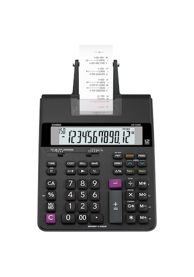 Casio HR-150RC-DC Şeritli 12 Hane Hesap Makinesi