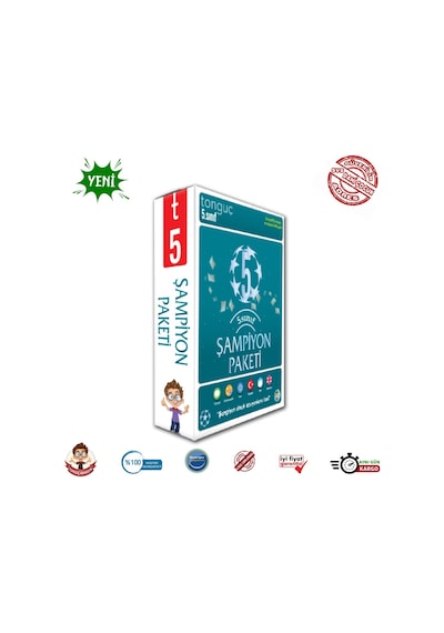 Tonguç Akademi 5. Sınıf Şampiyon Paketi Set 6 Kitap